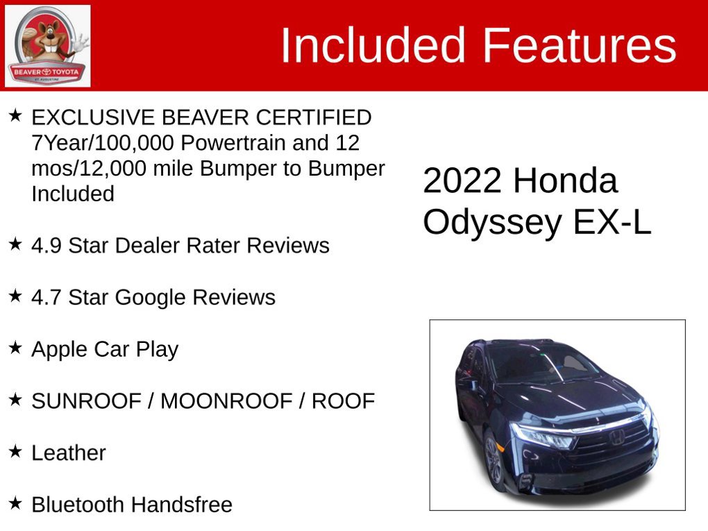 Used 2022 Honda Odyssey EX-L image 4