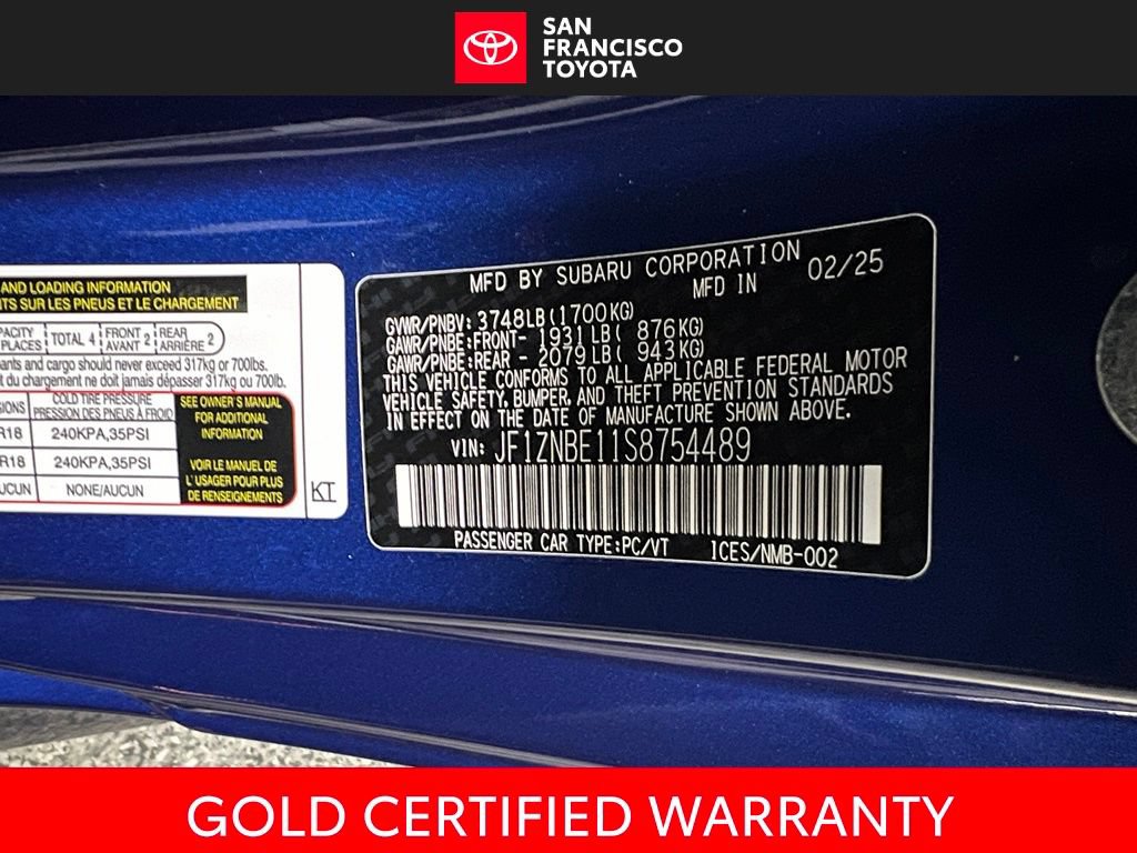 Certified 2025 Toyota GR86 Premium w/ Performance Package RWD image 36
