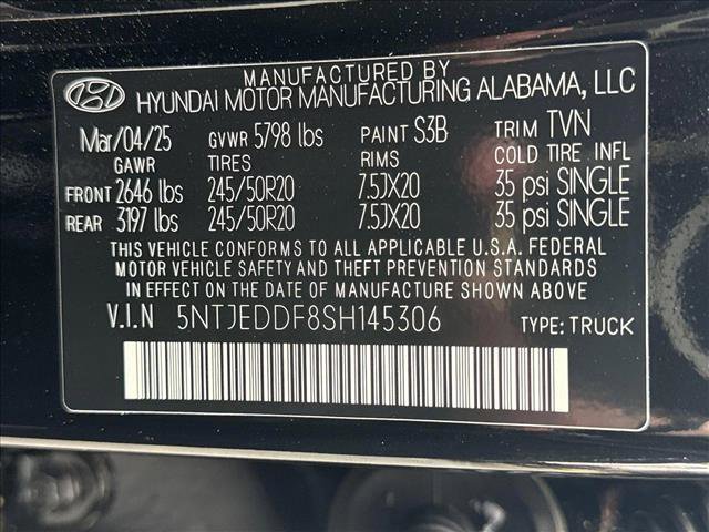 New 2025 Hyundai Santa Cruz Limited image 18