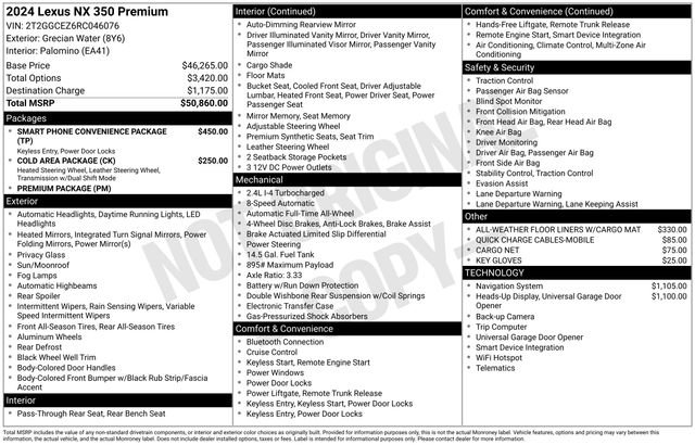 Certified 2024 Lexus NX 350 AWD image 45