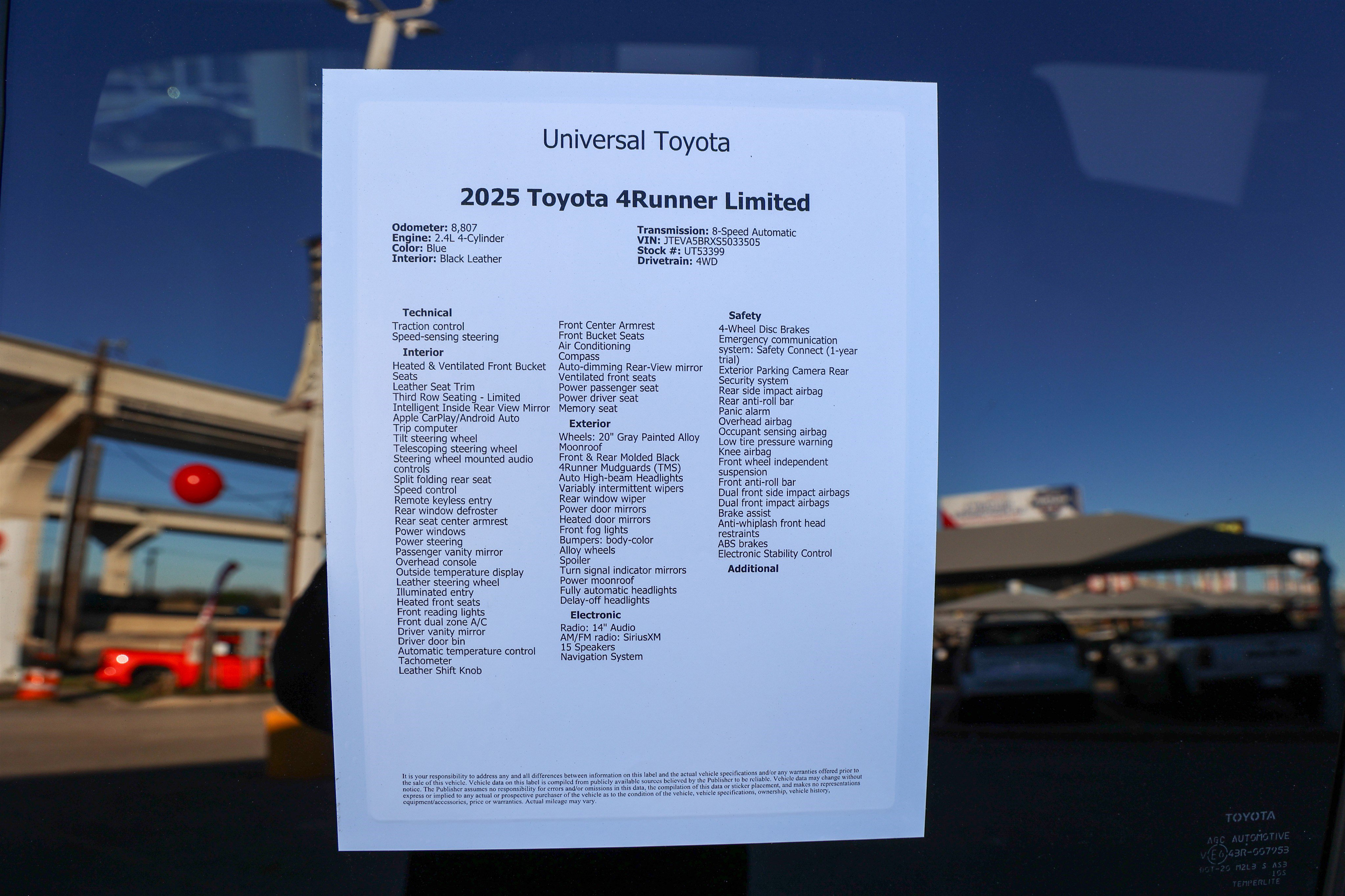 Certified 2025 Toyota 4Runner Limited image 47