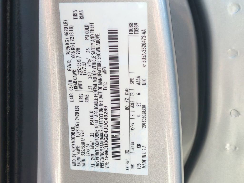 Used 2018 Ford Escape SE image 30