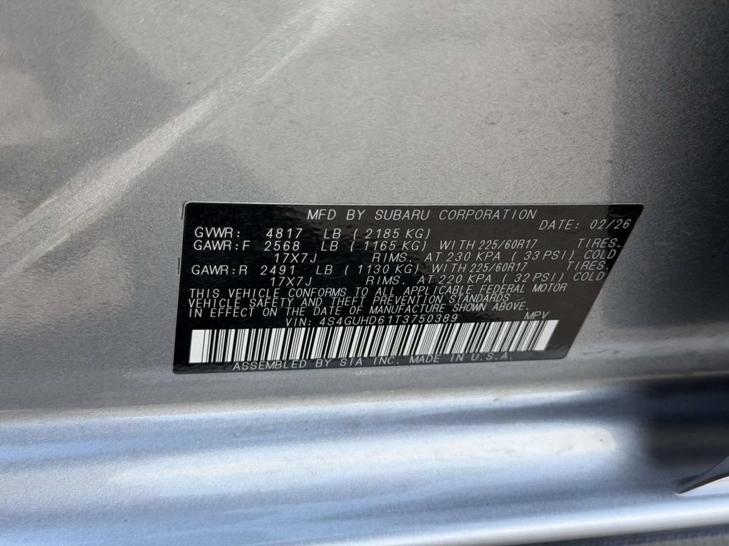 Certified 2026 Subaru Crosstrek 2.5i Premium AWD/4WD image 27