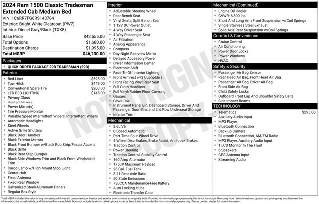 Used 2024 RAM 1500 Tradesman AWD/4WD image 37