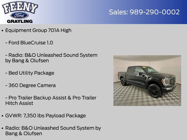Certified 2023 Ford F150 Platinum w/ Equipment Group 701A High image 20
