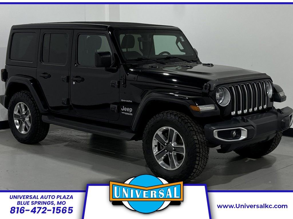 Used 2020 Jeep Wrangler Unlimited Sahara w/ Uconnect 4C Nav & Sound Group image 1