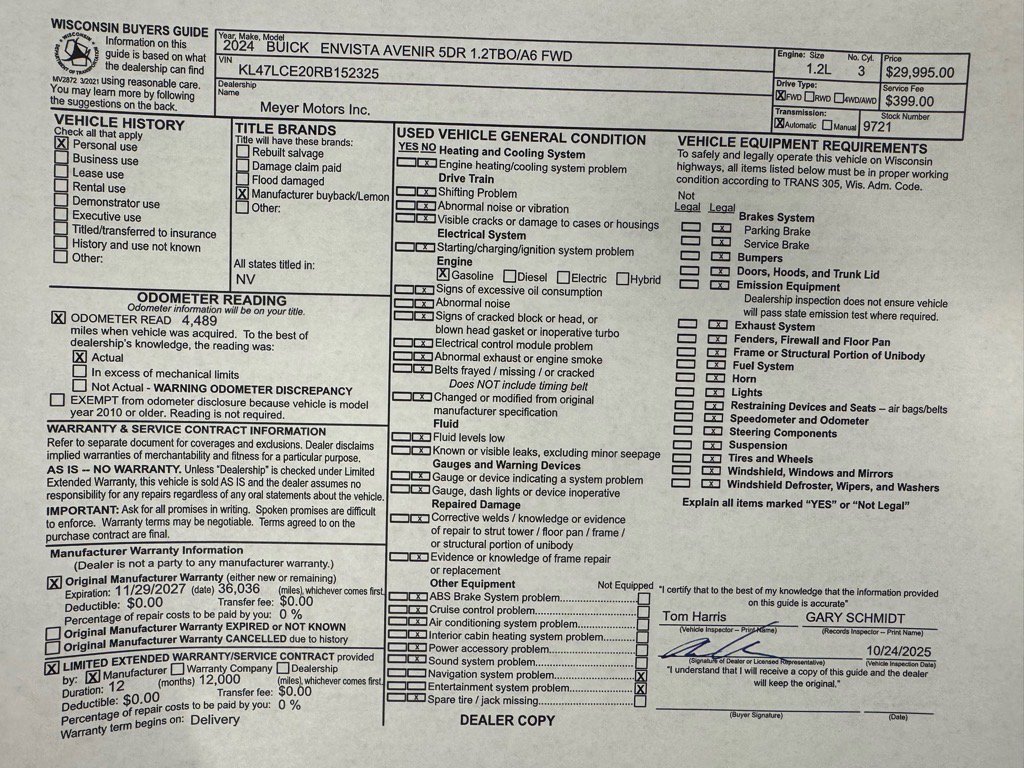 Used 2024 Buick Envista Avenir image 34