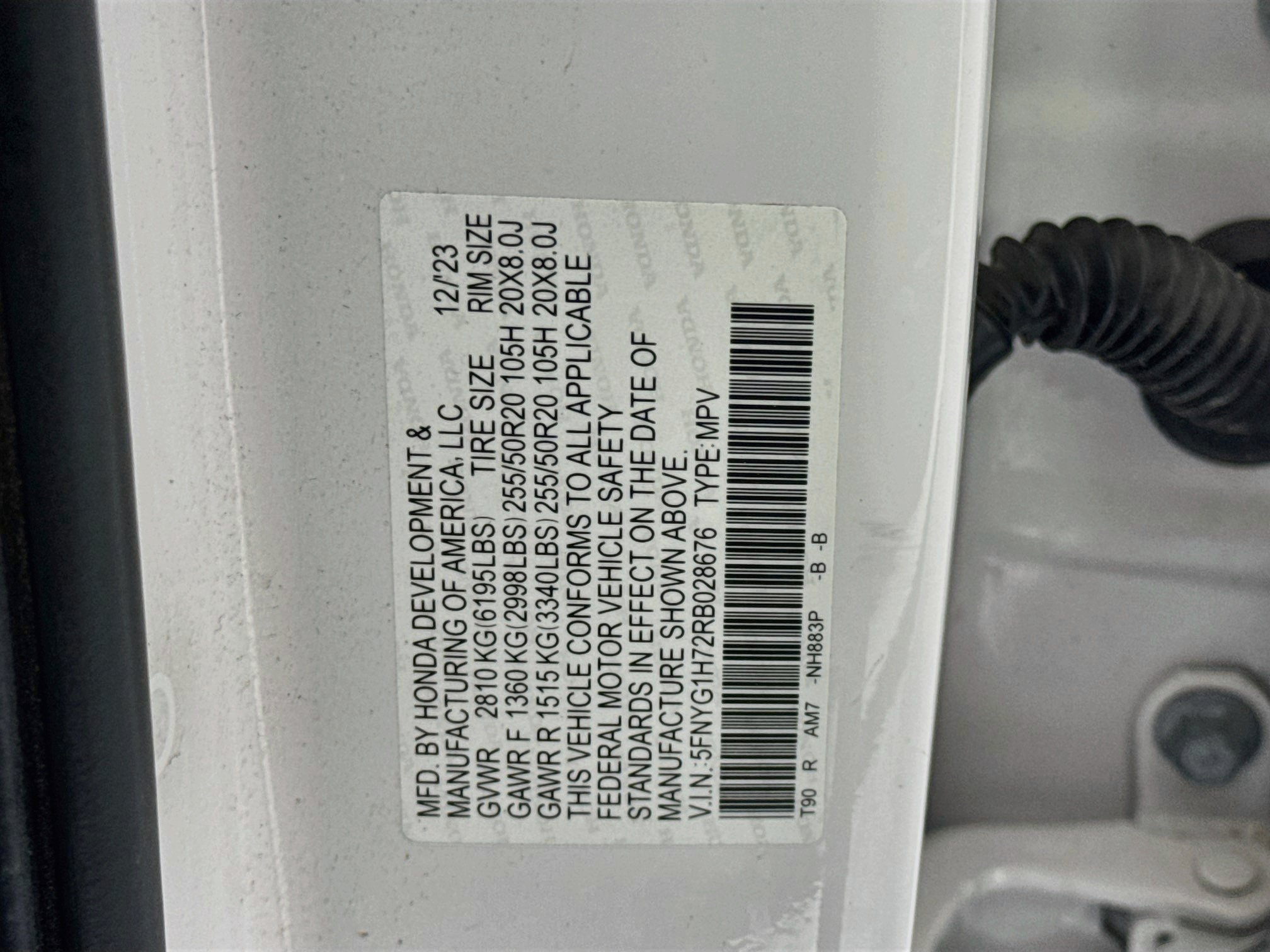 Certified 2024 Honda Pilot Touring image 35