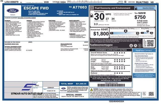 Used 2024 Ford Escape ST-Line image 37