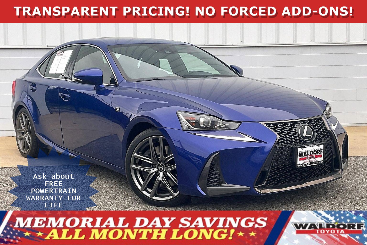 Used 2020 Lexus IS 350 F Sport w/ F Sport Package