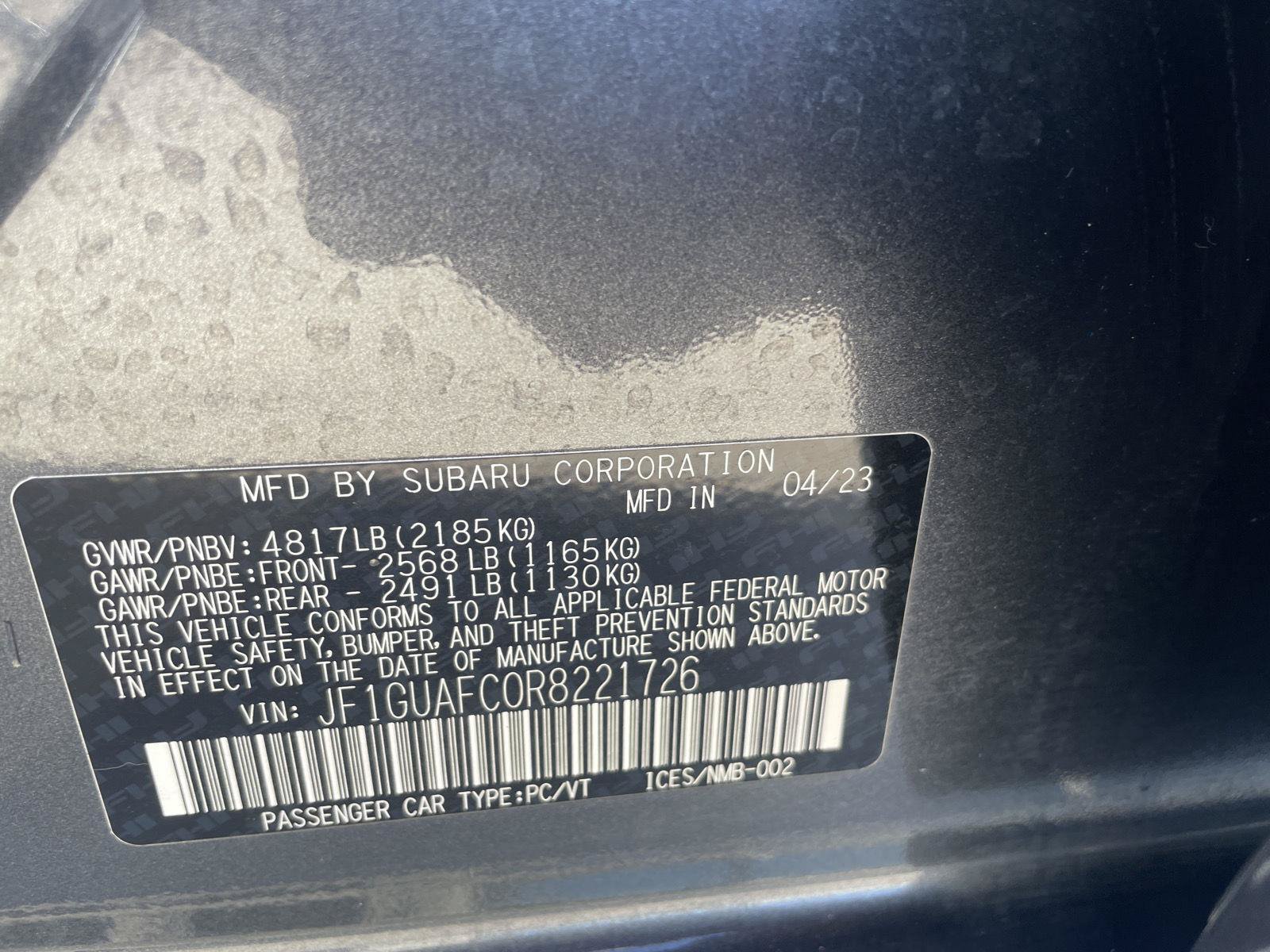 Certified 2024 Subaru Impreza 2.0i Sport AWD/4WD image 30