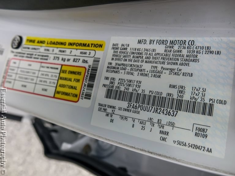Certified 2018 Ford Fusion S FWD image 27