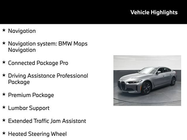 Used 2024 BMW i4 eDrive35 w/ Premium Package RWD image 5