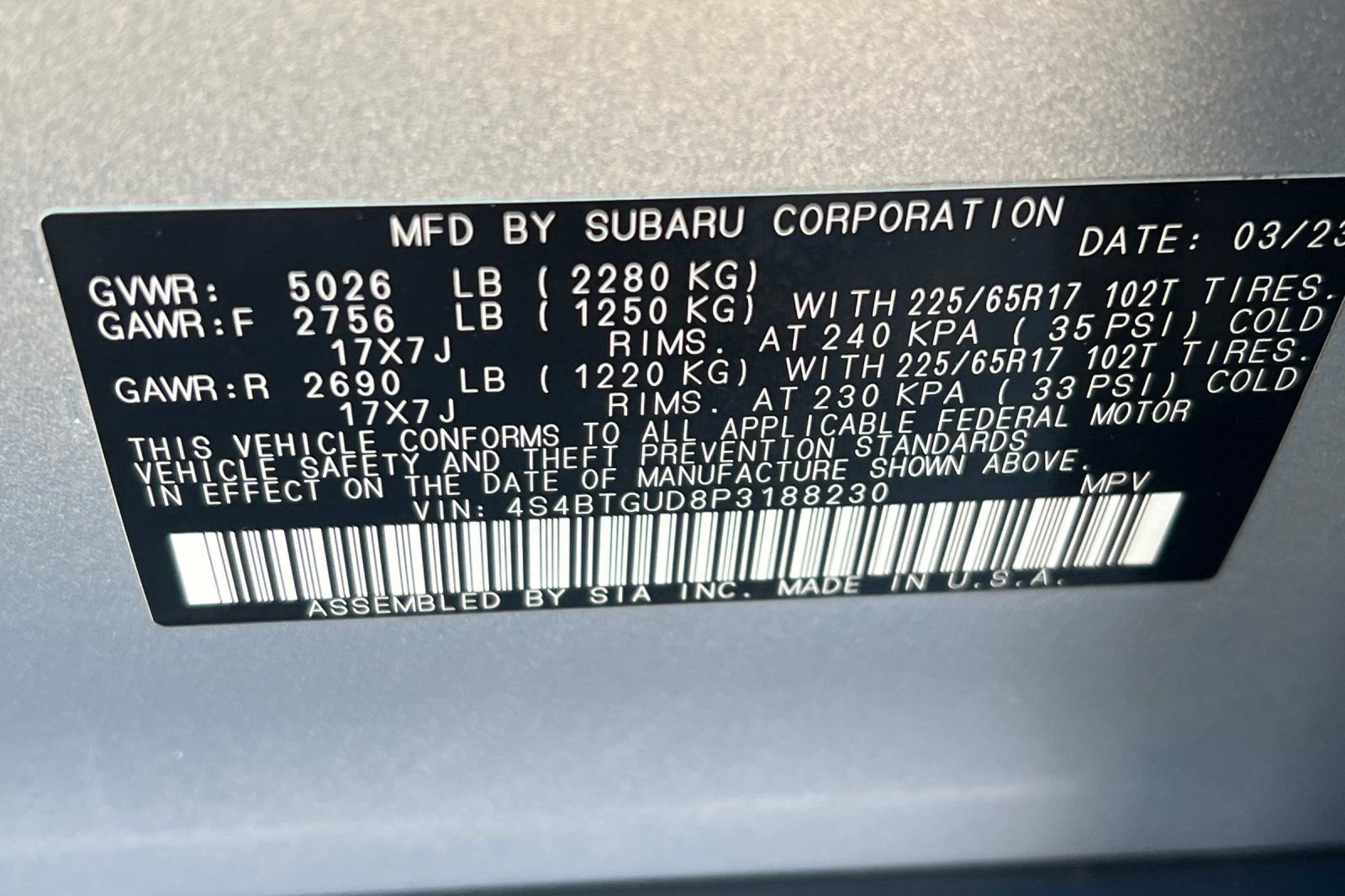 Used 2023 Subaru Outback Wilderness AWD/4WD image 29