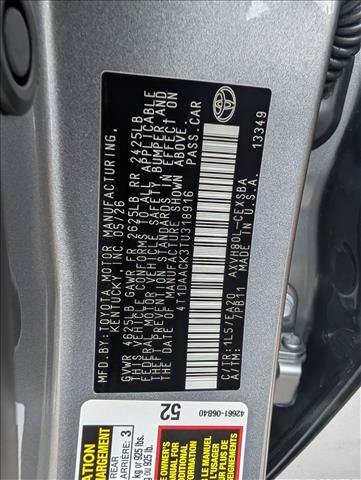 New 2026 Toyota Camry SE FWD image 16