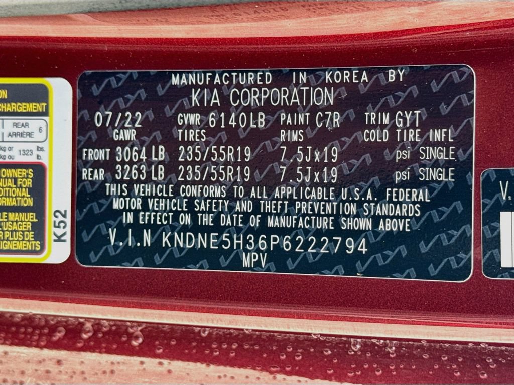 Certified 2023 Kia Carnival SX FWD image 37
