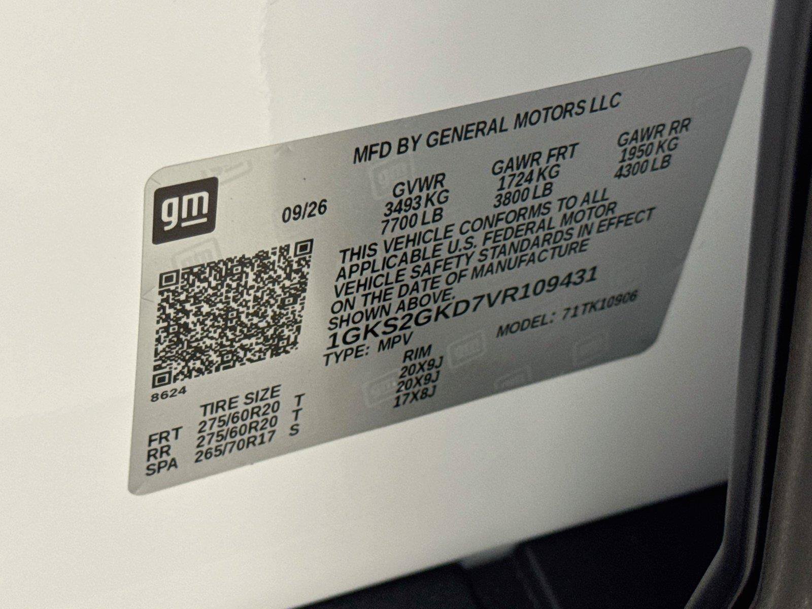 New 2027 GMC Yukon XL Elevation w/ LPO, Floor Liner Package AWD/4WD image 21