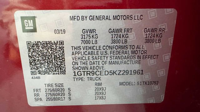 Used 2019 GMC Sierra 1500 Elevation w/ Elevation Value Package image 40