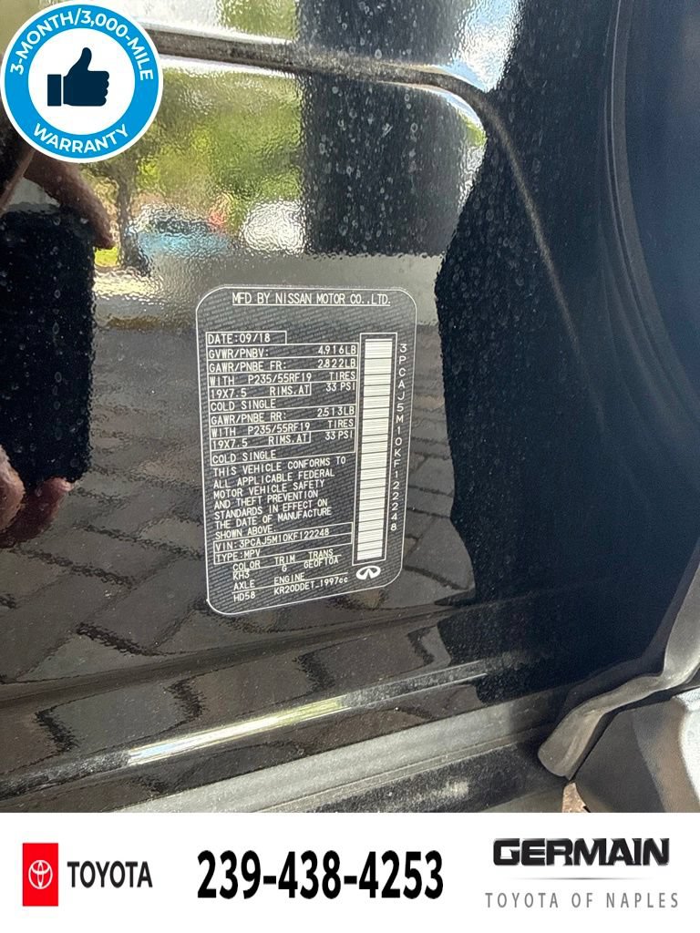Used 2019 INFINITI QX50 Essential FWD image 25