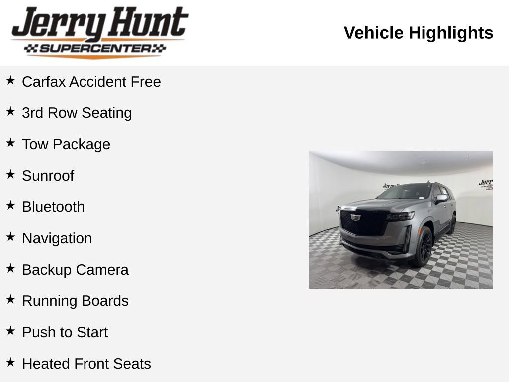Used 2021 Cadillac Escalade Sport w/ LPO, ONYX Package RWD image 9