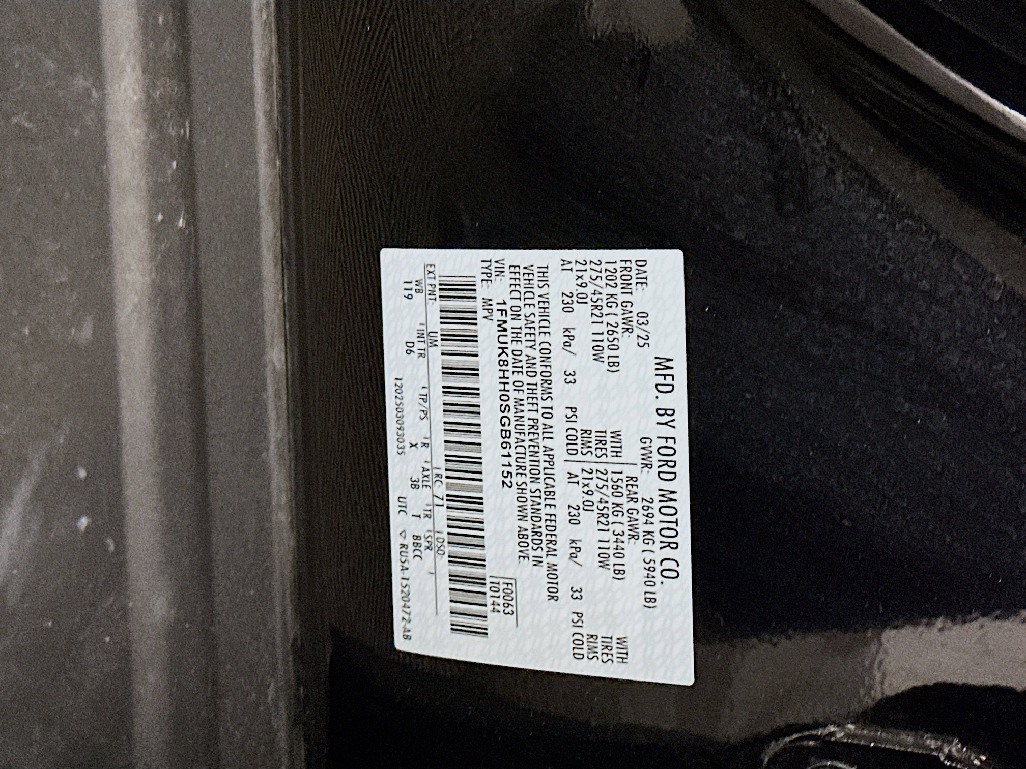 Used 2025 Ford Explorer Platinum w/ LUX Leather Package image 12