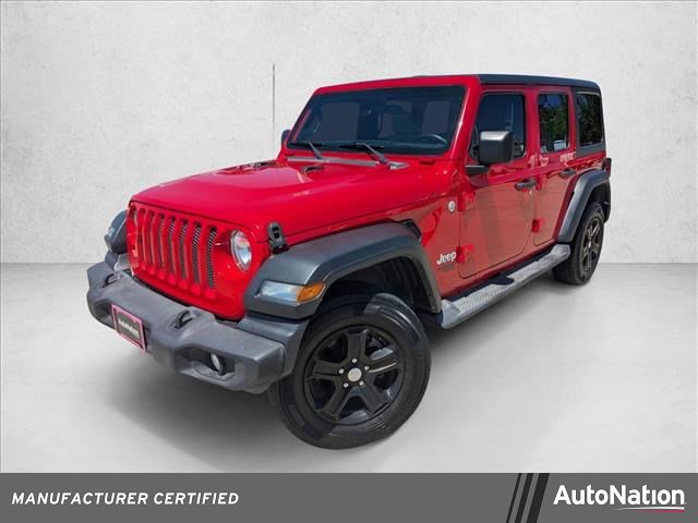 Certified 2018 Jeep Wrangler Unlimited Sport S AWD/4WD image 1