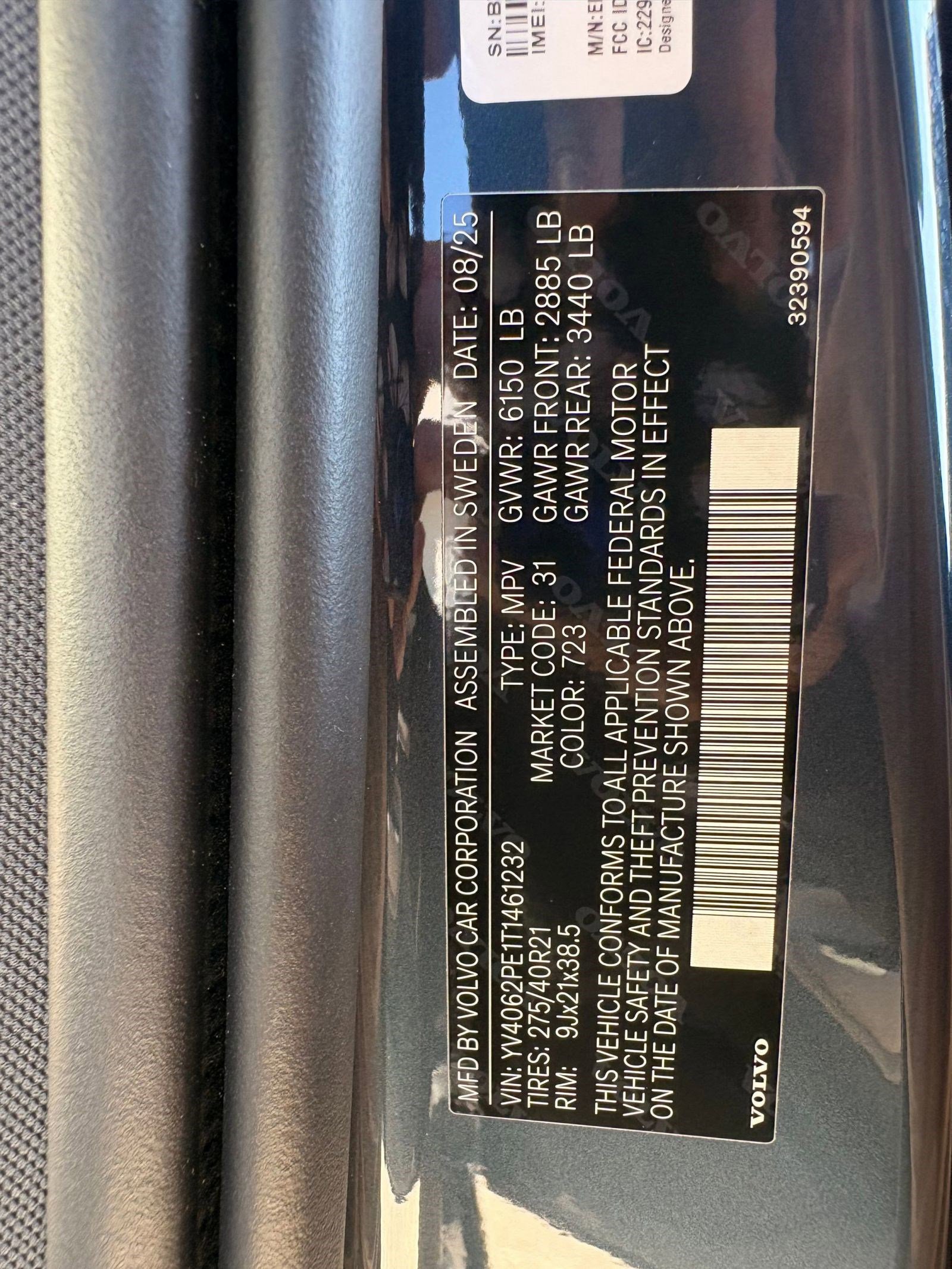 Certified 2026 Volvo XC90 B6 Plus w/ Protection Package Premier AWD/4WD image 32