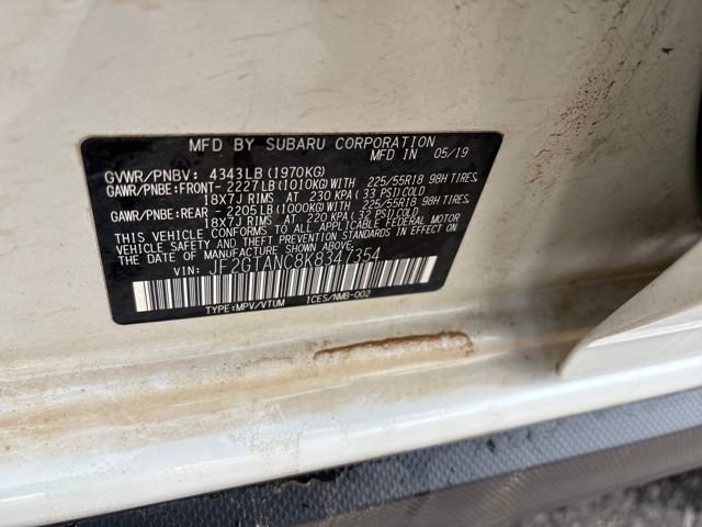 Used 2019 Subaru Crosstrek 2.0i Limited w/ Moonroof Package w/Navigation image 9