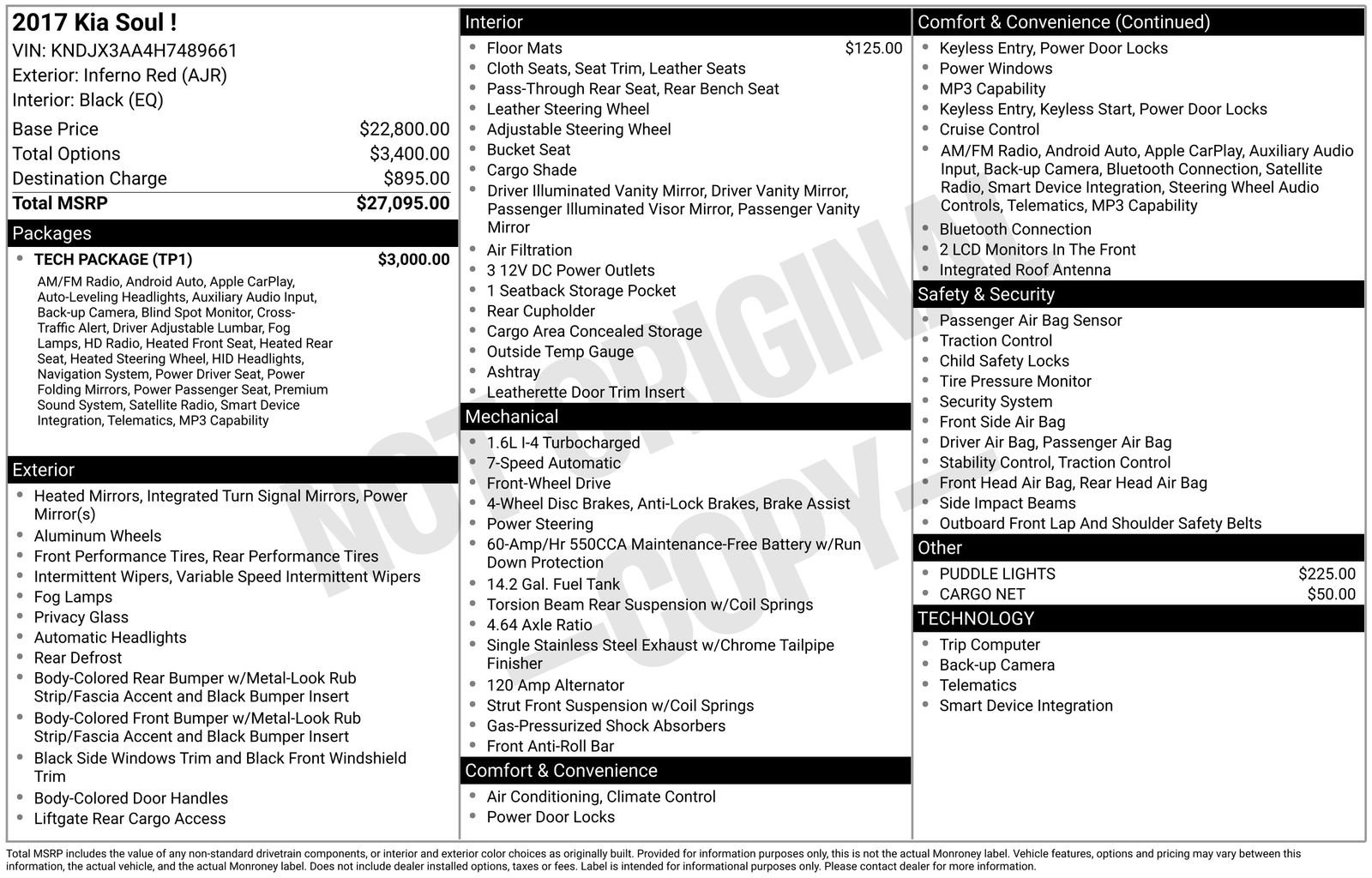 Used 2017 Kia Soul ! w/ Tech Package FWD image 28