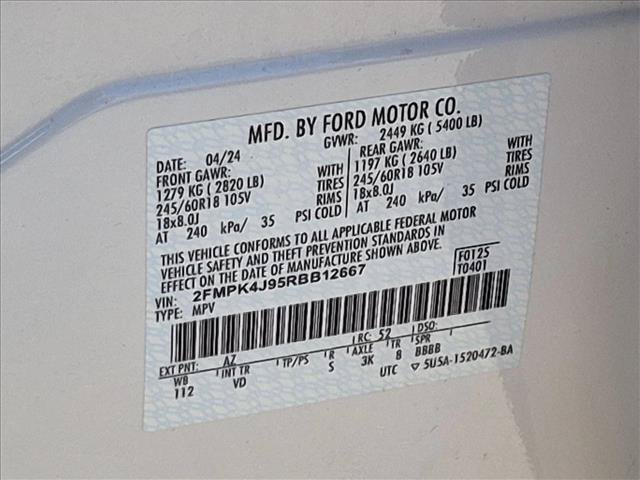 Used 2024 Ford Edge SEL w/ Convenience Package AWD/4WD image 24