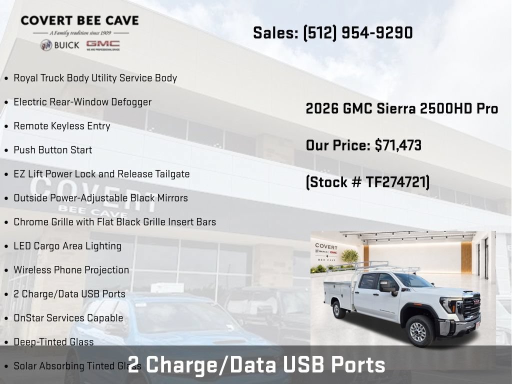 New 2026 GMC Sierra 2500 Pro w/ Convenience Package RWD image 14