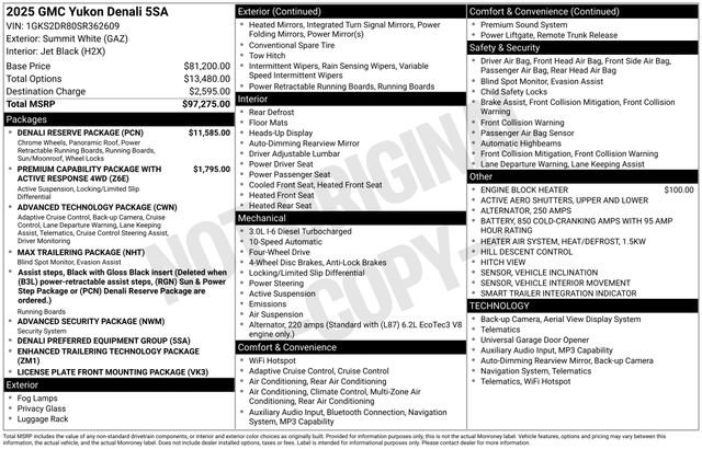 Used 2025 GMC Yukon Denali w/ Denali Reserve Package image 41