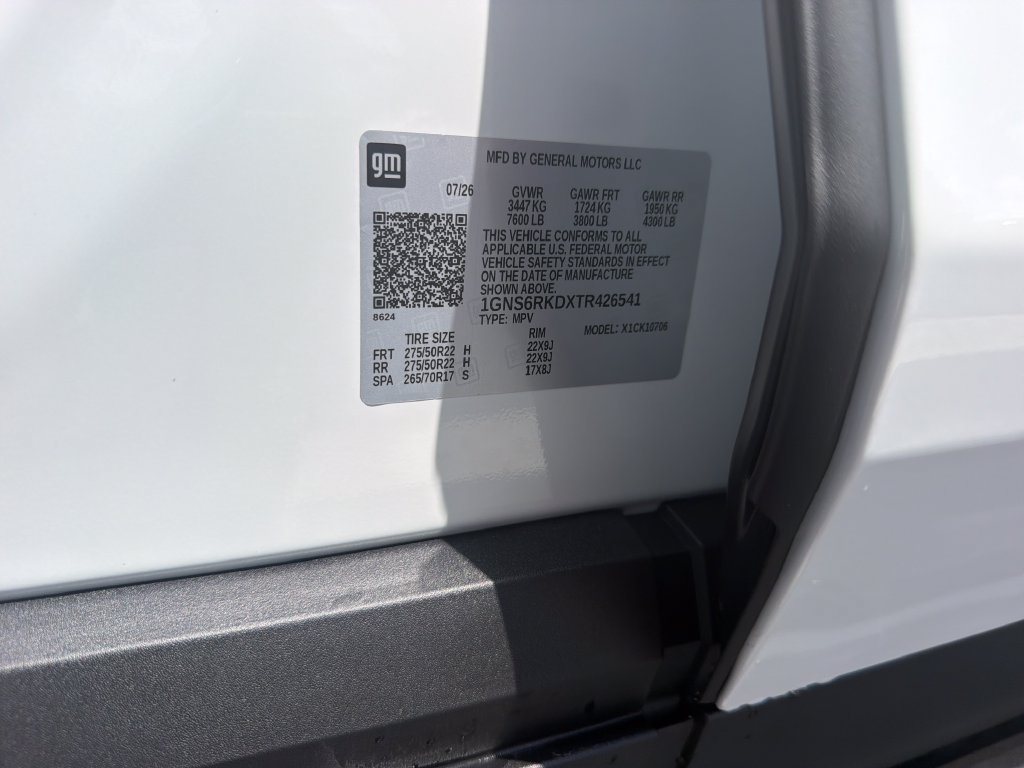 New 2026 Chevrolet Tahoe RST w/ Advanced Technology Package AWD/4WD image 26
