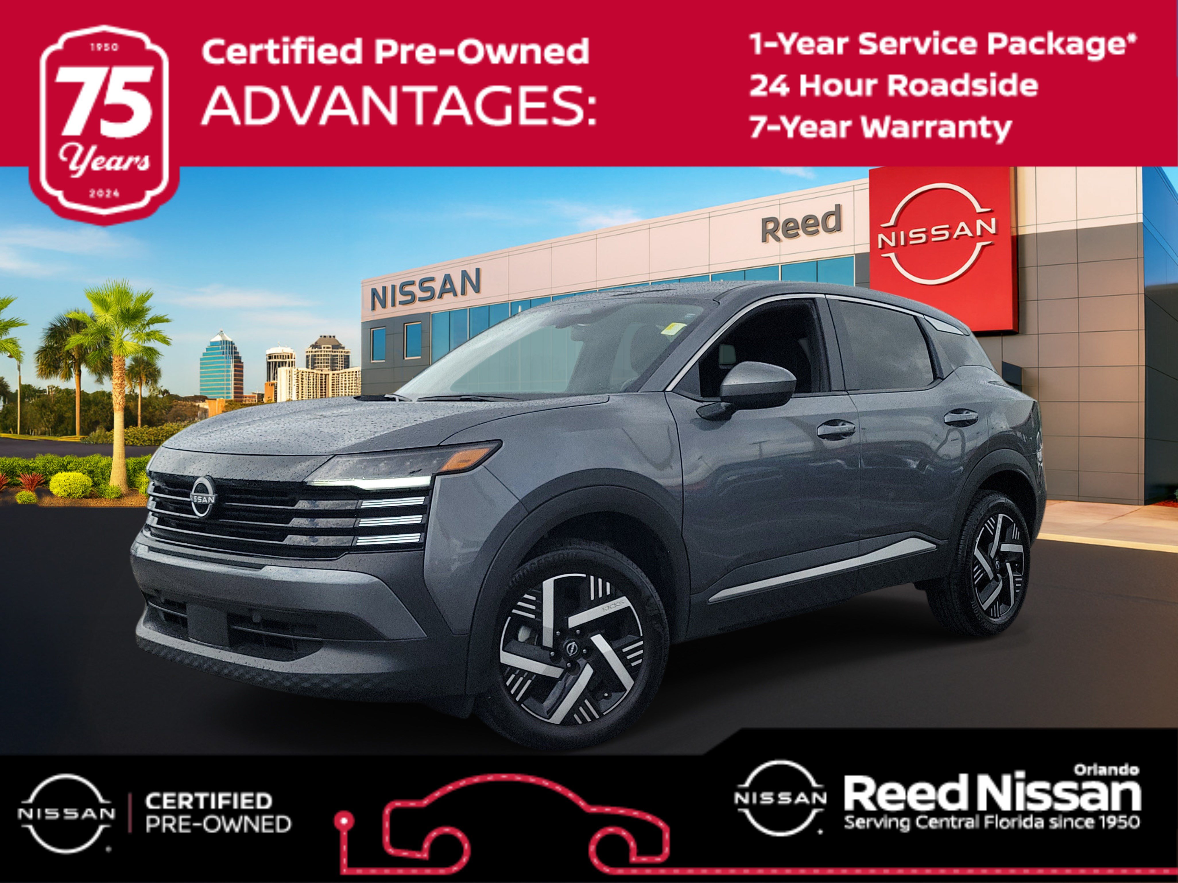 Certified 2025 Nissan Kicks SV FWD image 1