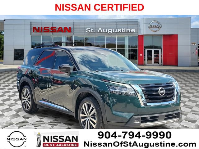 Certified 2022 Nissan Pathfinder Platinum w/ Cargo Package AWD/4WD image 1