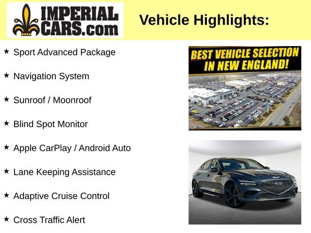 Used 2023 Genesis G70 3.3T w/ Sport Advanced Package AWD/4WD image 8