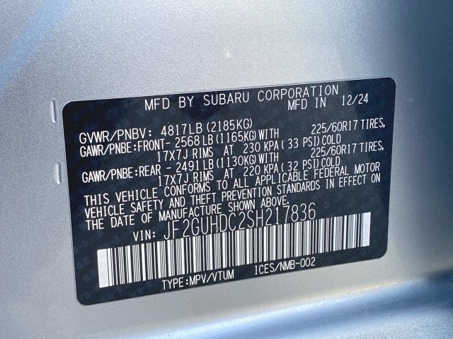 Used 2025 Subaru Crosstrek 2.5i Premium AWD/4WD image 33