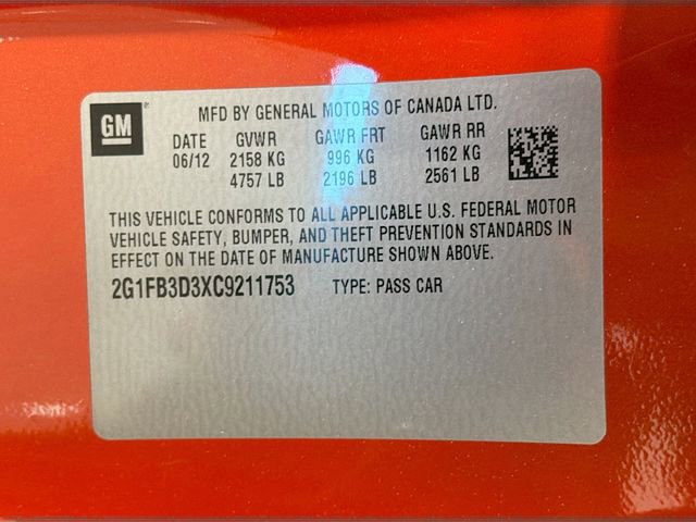 Used 2012 Chevrolet Camaro LT RWD image 26