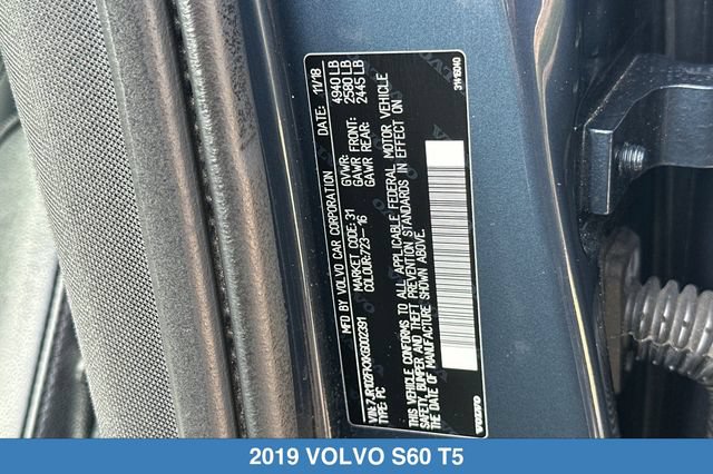 Used 2019 Volvo S60 T5 Momentum w/ Premium Package FWD image 31