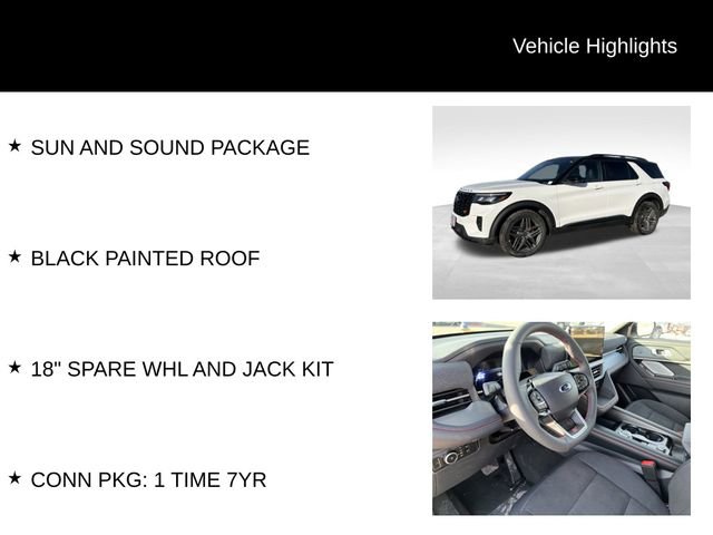 New 2026 Ford Explorer ST w/ Sun And Sound Package image 7