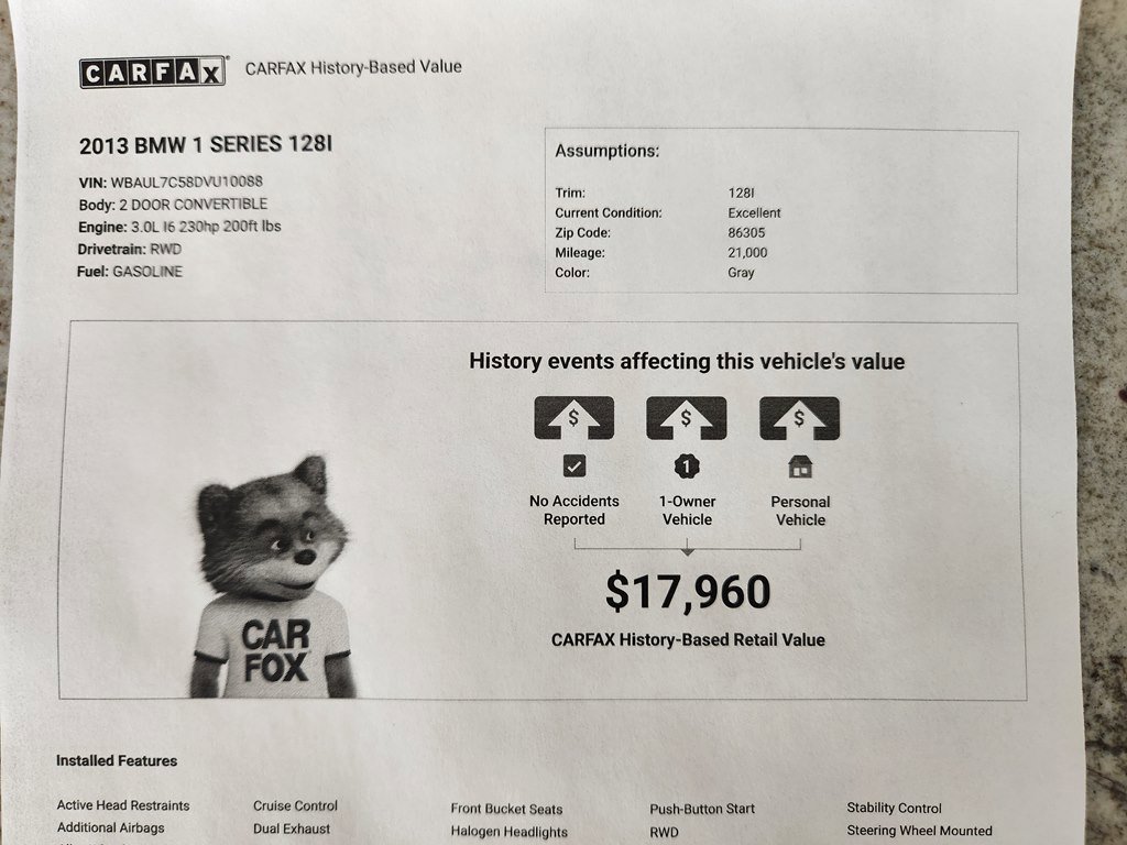 Used 2013 BMW 128i Convertible image 10