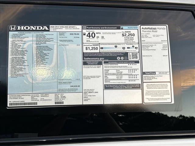 New 2026 Honda CR-V Sport-L image 20