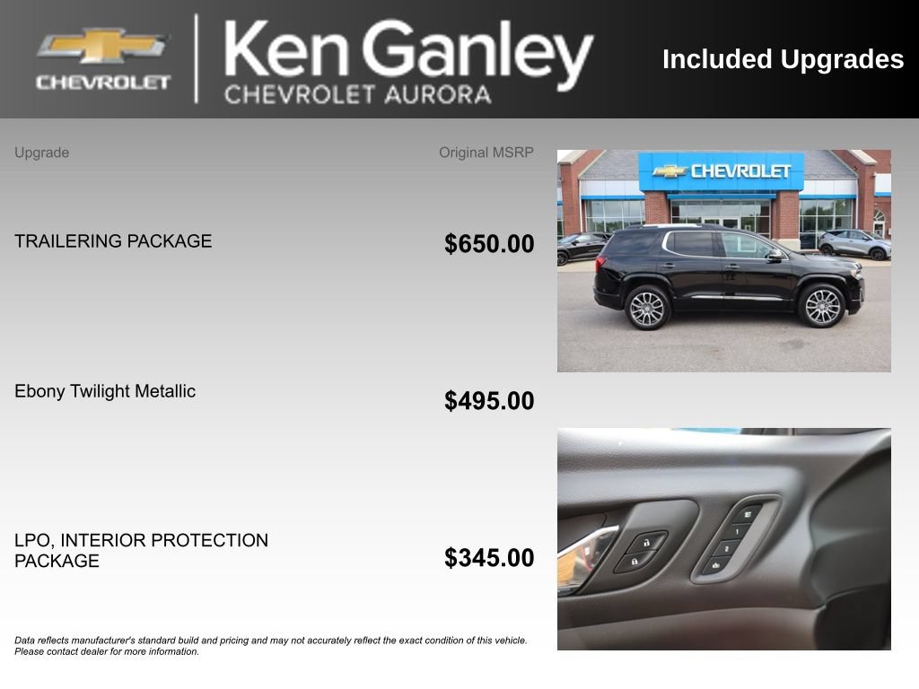 Used 2023 GMC Acadia Denali w/ Trailering Package AWD/4WD image 6