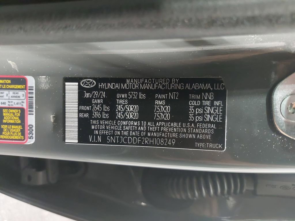 Used 2024 Hyundai Santa Cruz Night image 66