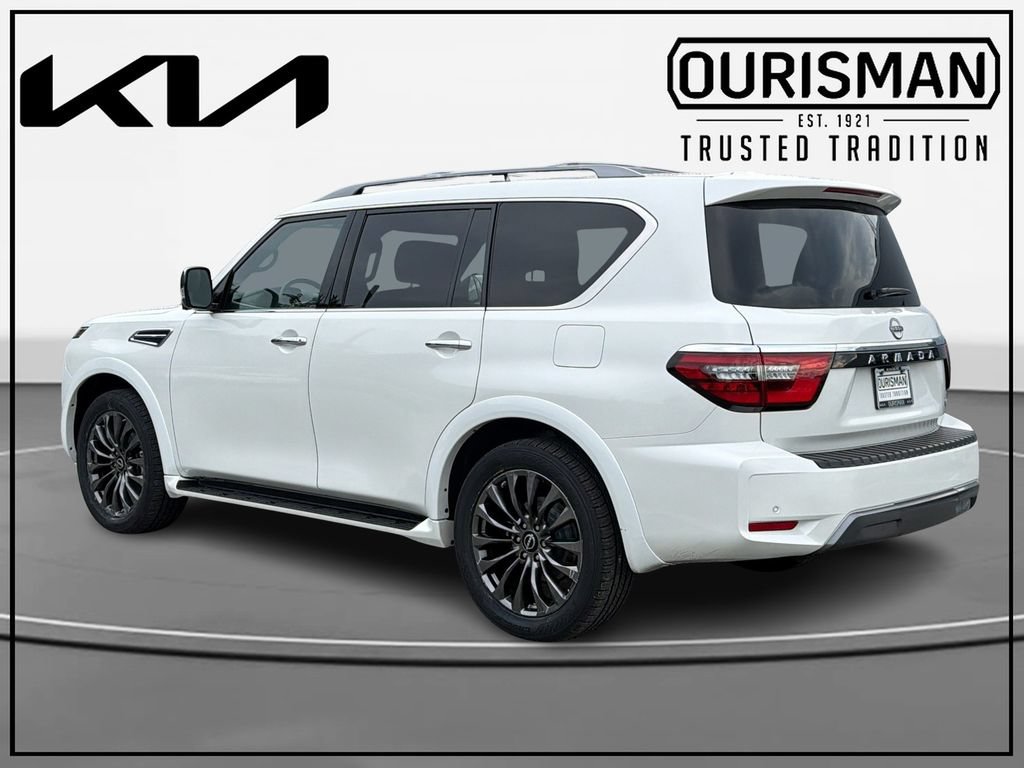 Used 2023 Nissan Armada Platinum w/ Captain's Chairs Package AWD/4WD image 3