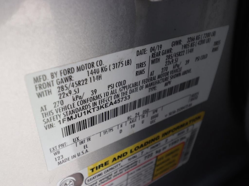 Certified 2019 Ford Expedition Limited w/ Equipment Group 302A RWD image 28