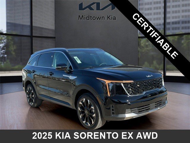 Certified 2025 Kia Sorento EX