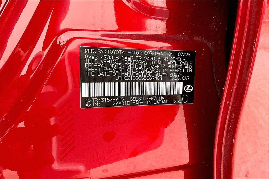 Used 2025 Lexus IS 350 F Sport w/ Navigation Package RWD image 40