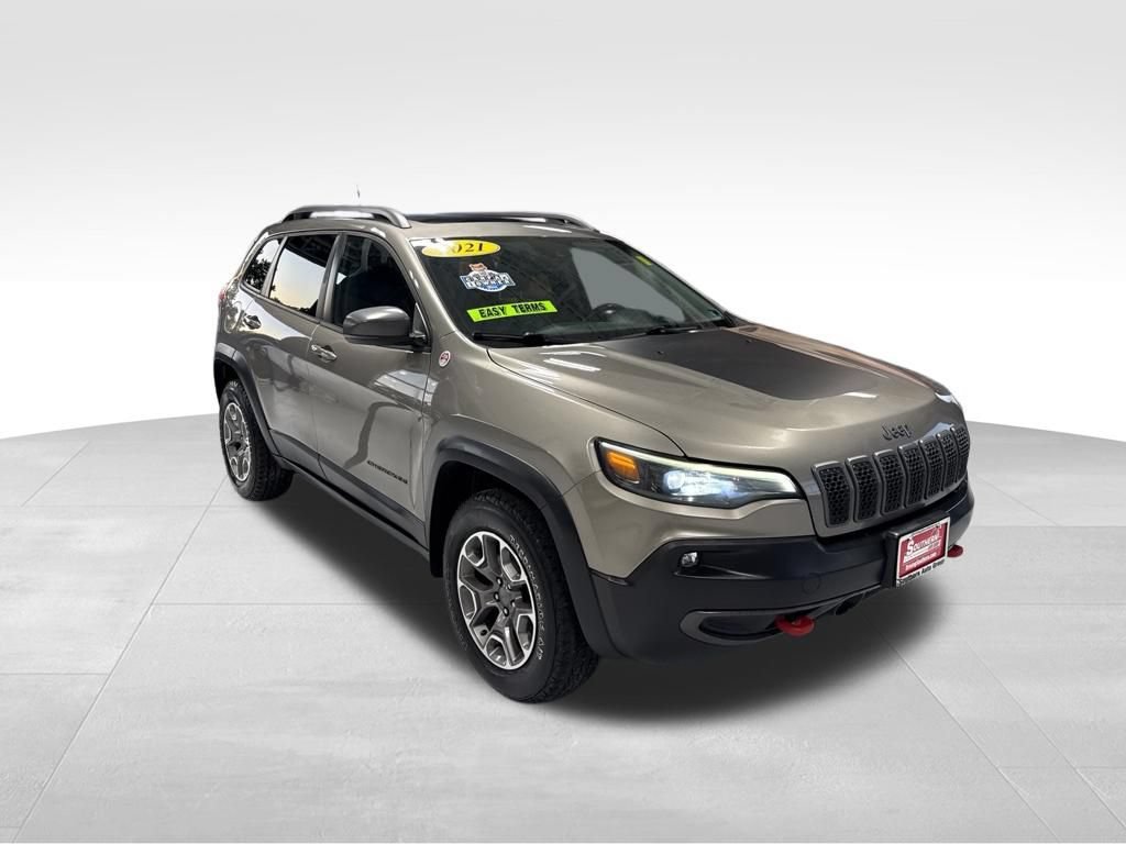Used 2021 Jeep Cherokee Trailhawk w/ Sun, Sound & Nav Group AWD/4WD image 12