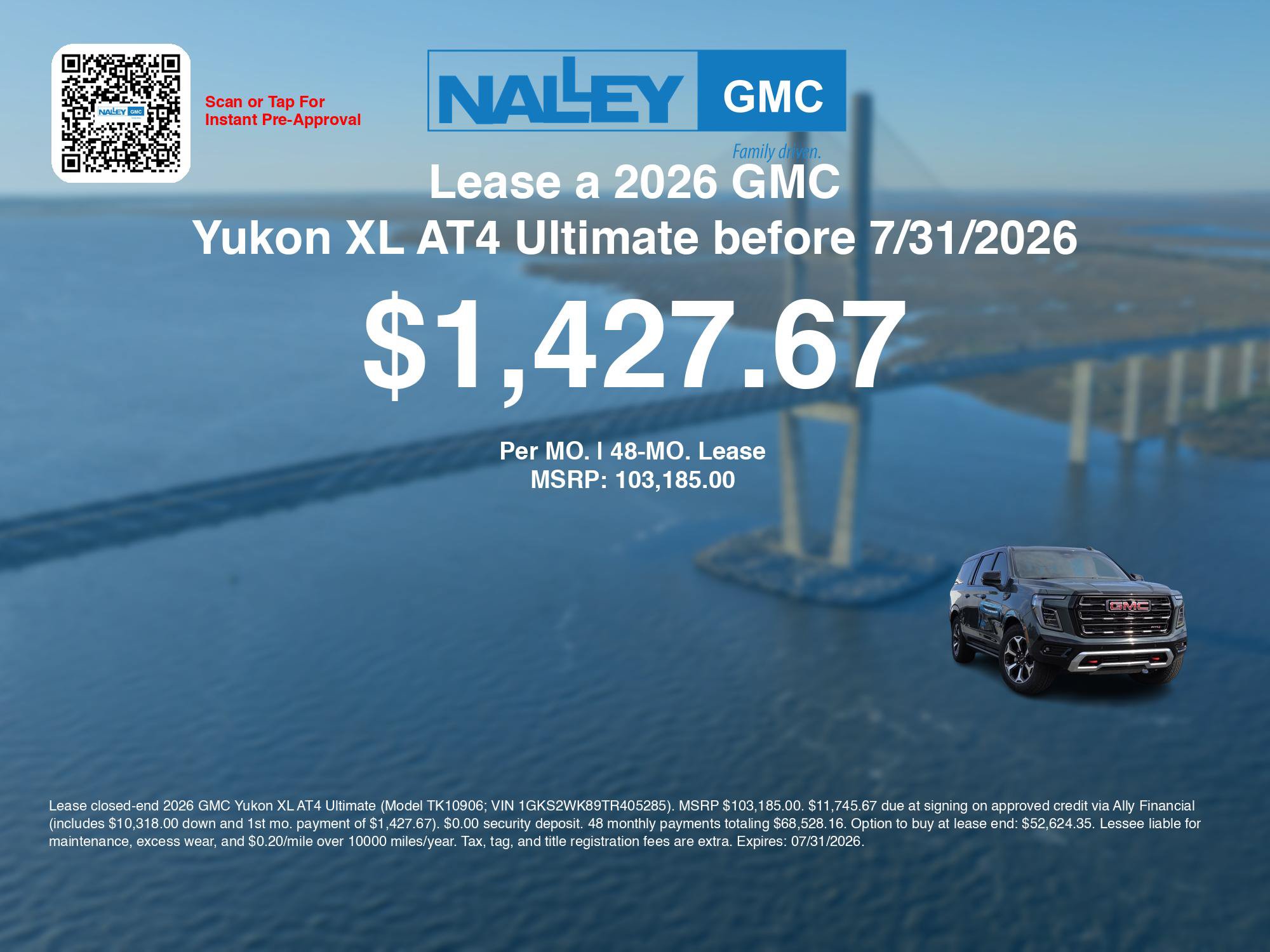 New 2026 GMC Yukon XL AT4 Ultimate w/ LPO, Floor Liner Package AWD/4WD image 3
